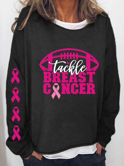 Women's Tackle Breast Cancer Sweatshirt