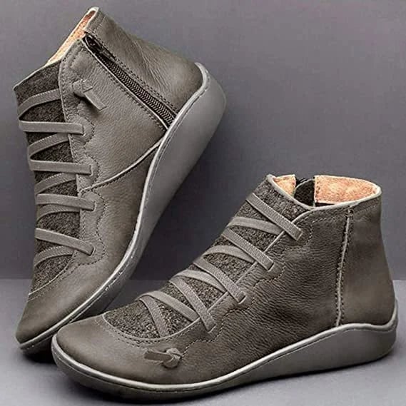 Women's Comfortable leather arch support boots