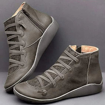 Women's Comfortable leather arch support boots