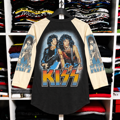 Vintage KISS Animalize Tour Raglan T-Shirt