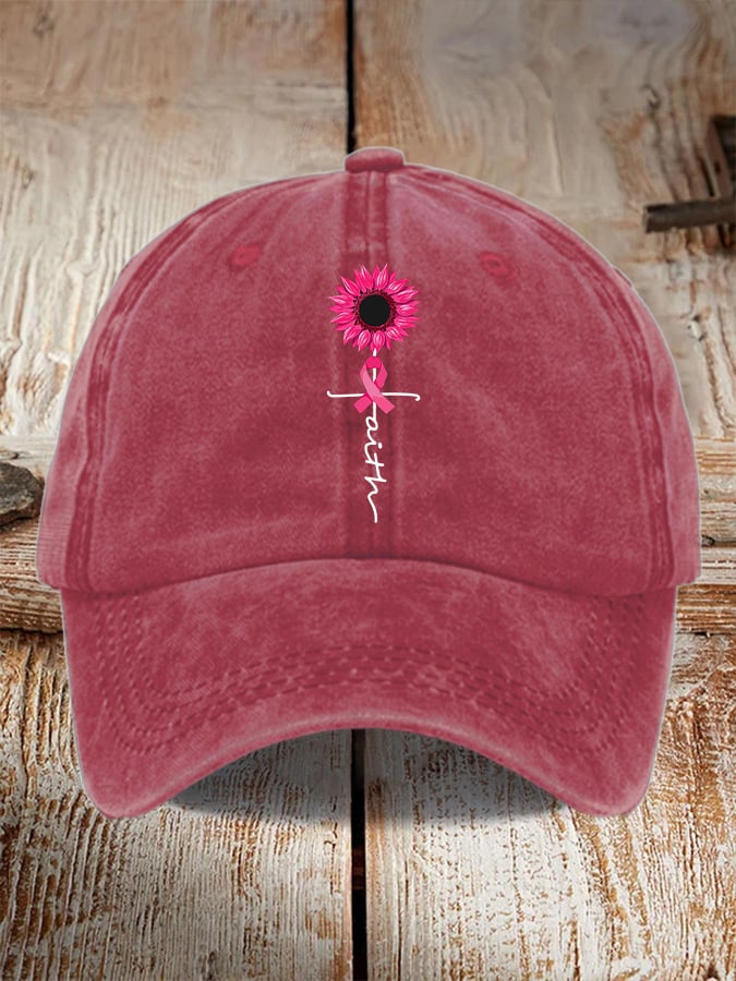 Faith Breast Cancer Awareness Hat