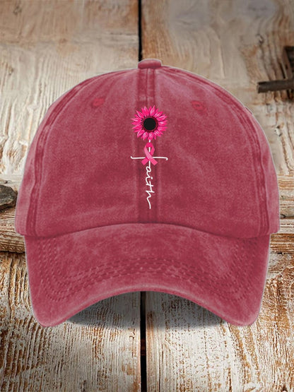 Faith Breast Cancer Awareness Hat