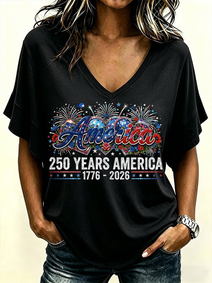 Women's 250 Years America Casual T-shirt