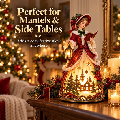 🎄 Victorian Christmas Caroler Lighted Tabletop Lamp