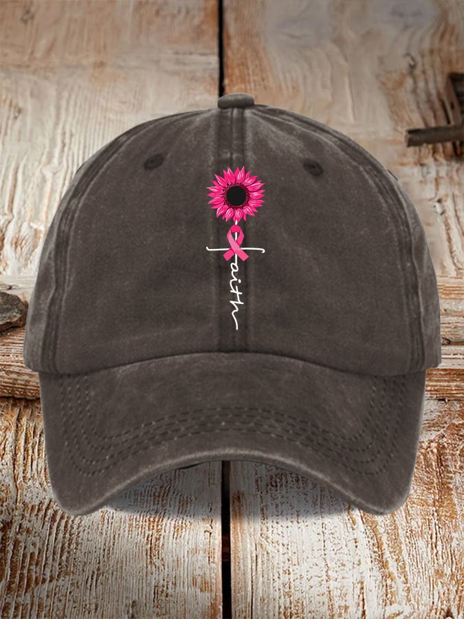 Faith Breast Cancer Awareness Hat
