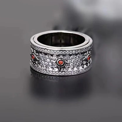 🔥925 Sterling Silver Personalized Stress Reducing Rotatable Gear Ring