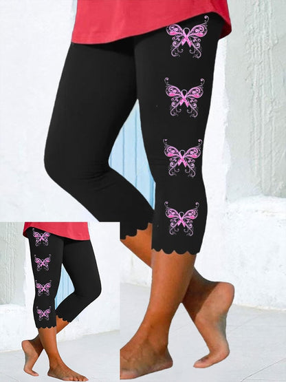 Women's Breast Cancer Awareness Leggings