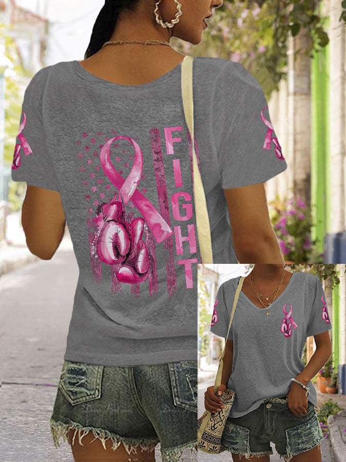 Women's Casual Printed Short Sleeve T-Shirt