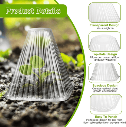 👍Mother's Day Promotion 70% OFF –2025 🌹🌿Gardening Greenhouse Plant Covers 🌱Reusable, light-transmitting and breathable💪Prevent🐛insect🐓Poultry❄Frost🌧Rain🌪Wind