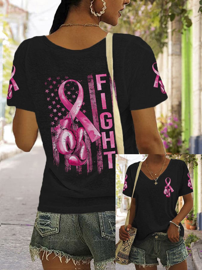 Women's Casual Printed Short Sleeve T-Shirt