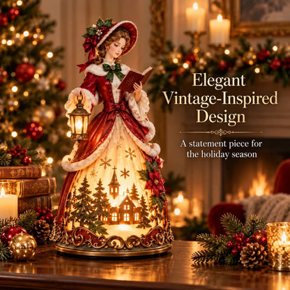🎄 Victorian Christmas Caroler Lighted Tabletop Lamp