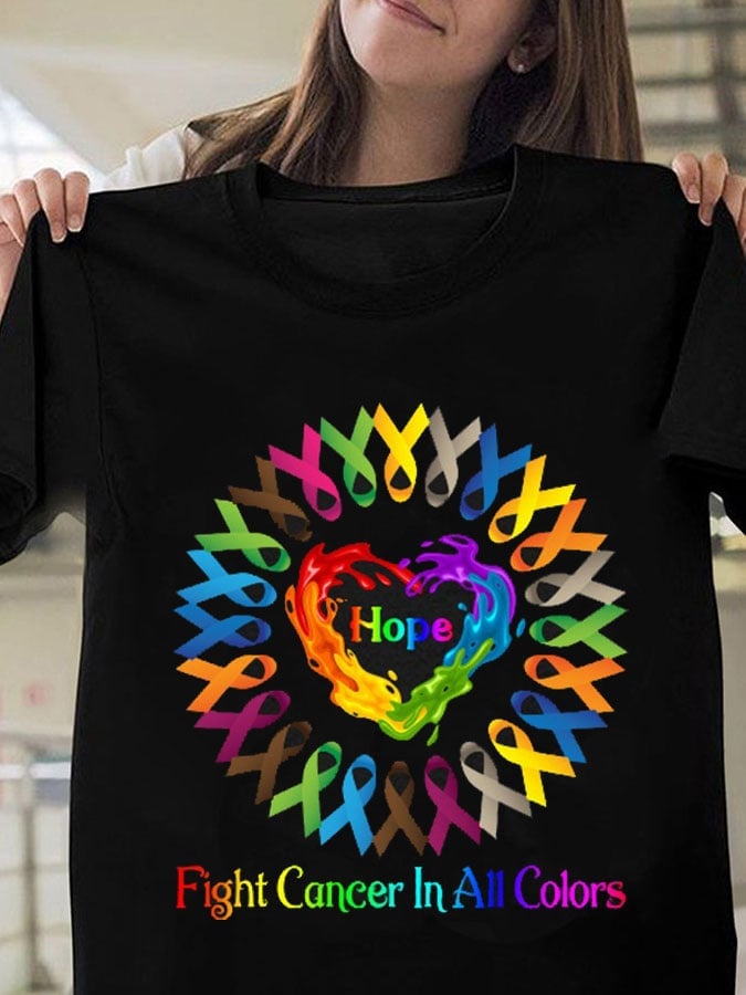 Breast Cancer Awareness Print T-Shirt
