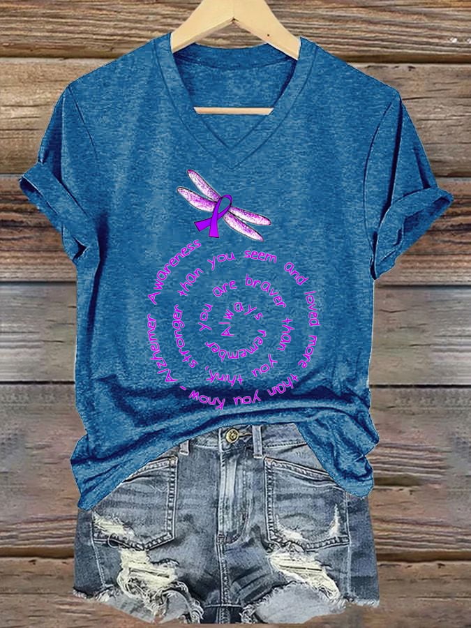 Alzheimers Awareness Memories Matter Brain Flowers Alzheimers T Shirt