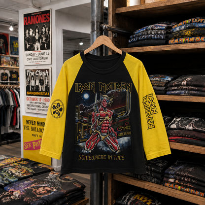 Vintage Iron Maiden Raglan T-Shirt