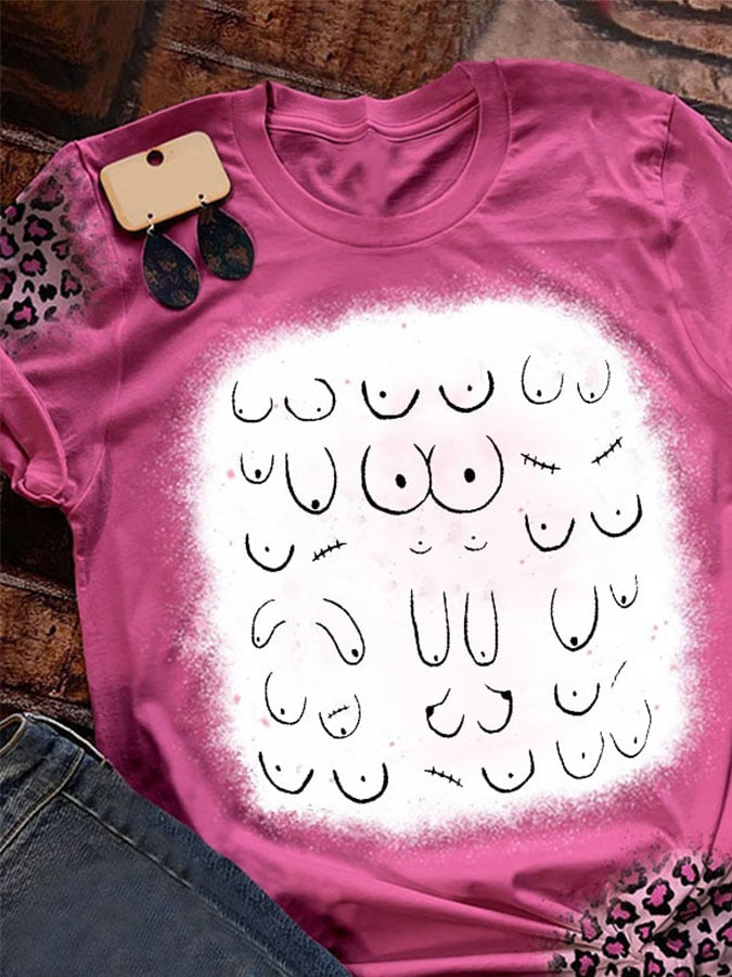 Women's Casual Printed Short Sleeve T-Shirt