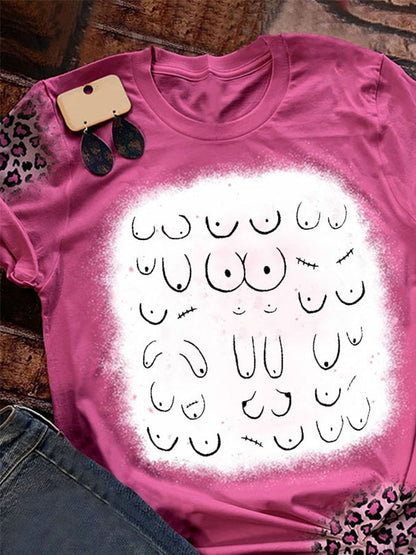 Women's Casual Printed Short Sleeve T-Shirt