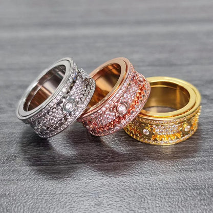 🔥925 Sterling Silver Personalized Stress Reducing Rotatable Gear Ring