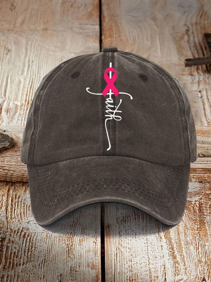 Faith Breast Cancer Awareness Hat