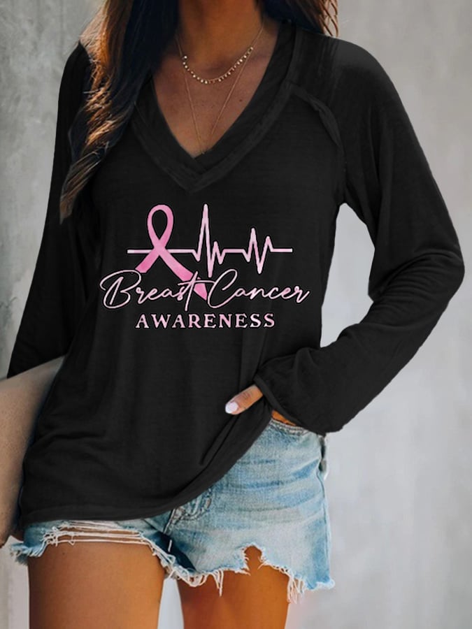 Women's Casual Printed Long Sleeve T-Shirt
