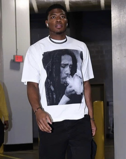 Rare Bob Marley Washed White Tee