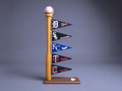 MLB indoor baseball flag display