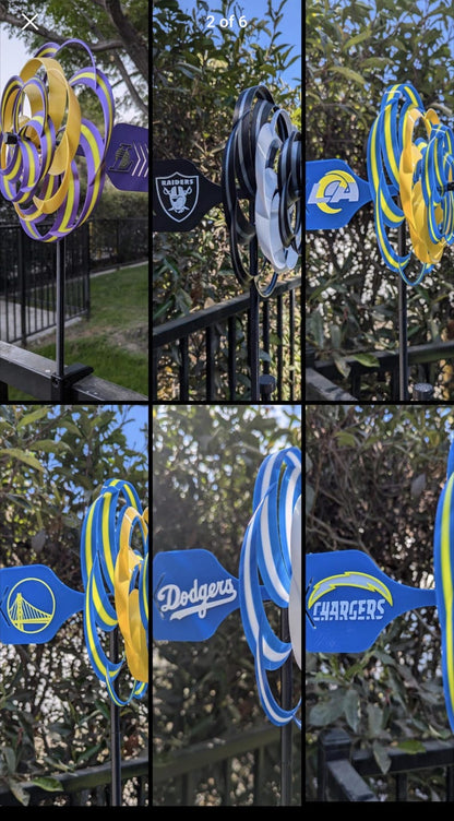 Customizable Pinwheel Logo Custom San Francisco Fan Decor Personalized Gifts Party Decor Sports Team Pinwheel Art Perfect Fan Gift Ideas