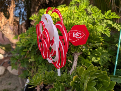 Customizable Kansas City Chiefs Pinwheel Personalized Chiefs Fan Decor College Sports Gift For Sport Lover