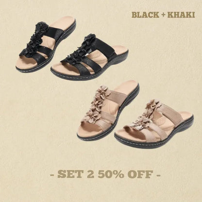 👍Mother's Day Promotion 70% OFF –2025 🌹Women's Real Soft Orthopedic Slide Sandals