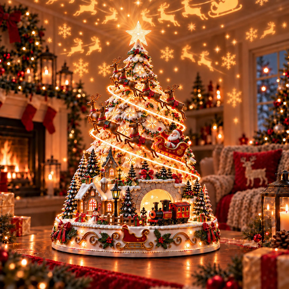 🎄Christmas Village Lightscape Tree
