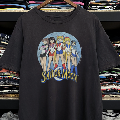 1998 Sailor Moon Washed Black Tee